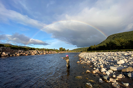 Fishing at Glenmuick Estate