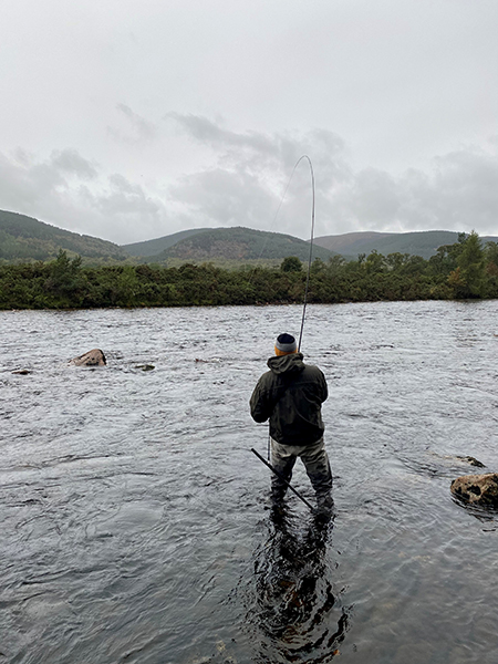 Fishing at Glenmuick Estate