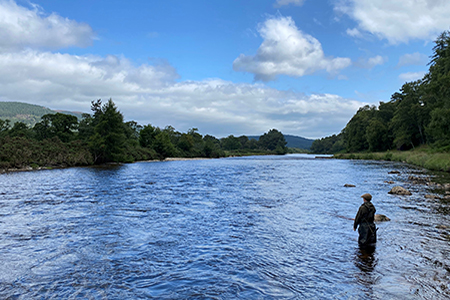 Fishing at Glenmuick Estate